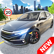 Car Simulator Civic Mod APK 1.8 [Dinheiro ilimitado hackeado]