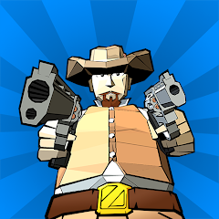 Zombie killer Deadland cowboy icon