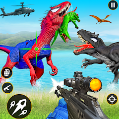 Wild Dinosaur Real Hunter Game Мод APK 1.0.14 [Бесконечные деньги]