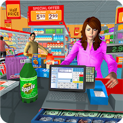 Supermarket Shopping Game 3D Mod APK 1.8 [Dinero ilimitado,Compra gratis,Interminable]