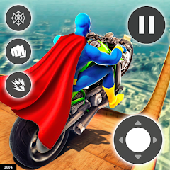 Super Hero Bike: Racing Game