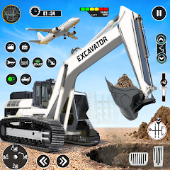 Heavy Excavator Simulator Game Мод APK 8.6 [Mod speed]