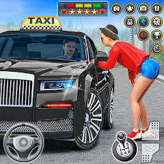 City Taxi Simulator Taxi games Mod APK 1.0.9 [المال غير محدود]