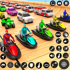 Superhero Car Games: Mega Ramp Mod APK 1.5.14 [Tidak terkunci]