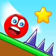 Red Ball Roller Мод APK 3.1.1 [Убрать рекламу,Бесконечные деньги]