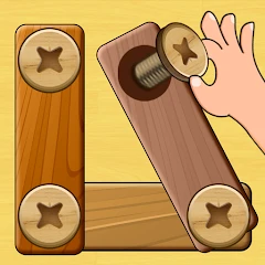 Wood Nuts & Bolts Puzzle Mod APK 11.4[Unlimited money]
