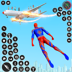 Spider Rope Man Superhero Game Mod APK 1.0.15[Mod money]