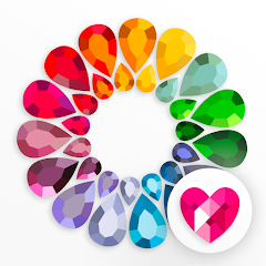Dazzly - Gem Color by Number icon