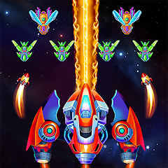 Shootero: Galaxy Space Shooter Mod APK 1.4.17 [Mod Menu,High Damage,Weak enemy]