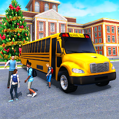 School Bus Simulator Driving Мод APK 5.6 [Бесплатная покупка]