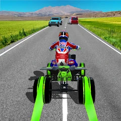 ATV Quad Bike Traffic Racing Mod APK 40[Remove ads,Mod speed]