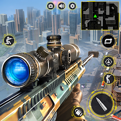 Legend Sniper Shooting Game 3D Mod APK 11.3 [Uang yang tidak terbatas,Pembelian gratis]