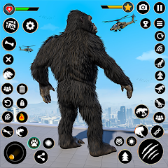 King Kong wild Gorilla Games Мод APK 1.0.33 [Мод Деньги]