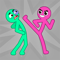 Stick-man Kick Fighting Game Mod APK 1.7[Remove ads,Weak enemy]