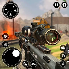 3D Gun Sniper Games Mod APK 50.1.3[Mod Menu,God Mode]
