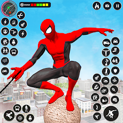 Flying Rope Hero: Spider Games Mod APK 29 [Quitar anuncios,Mod speed]