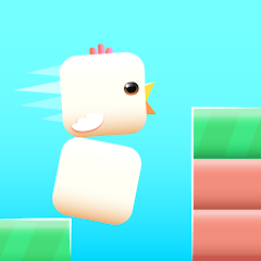 Square Bird - Flappy Chicken Mod APK 3 [Dinheiro ilimitado hackeado]