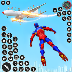 Flying Robot Hero Rescue Game Mod APK 1.0.15