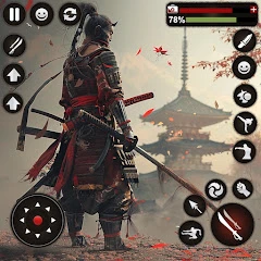 Sword Fighting - Samurai Games Mod APK 1.5.5[Remove ads,God Mode,Weak enemy]