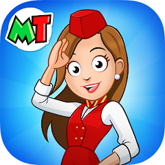 My Town Airport games for kids Мод APK 7.00.21 [Мод Деньги]