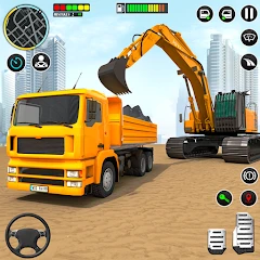 Heavy Excavator Simulator Game Mod APK 8.6[Mod speed]