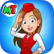 My Town Airport games for kids Mod Apk 7.00.21 