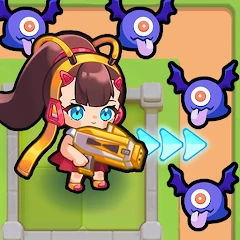 Merge Goddess: Royale Rush TD Mod APK 0.6.7[Remove ads,Mod speed]