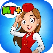 My Town Airport games for kids Mod APK 7.00.21[Mod money]