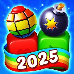 Toy Cubes Pop - Match 3 Game icon