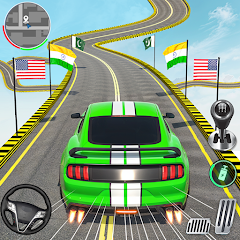 Muscle Car Stunts - Ramp Car Mod APK 6.37[Remove ads,Mod speed]