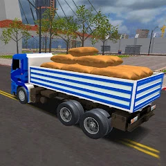 Real City Cargo Truck Driving icon
