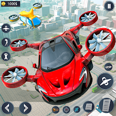 Flying Car Robot Game Car Game Mod APK 32[Mod money]