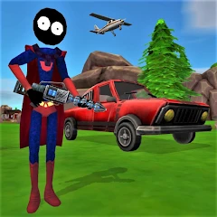 Stick Superhero Mod APK 2.1.2[Mod Menu,God Mode]