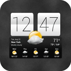 Sense V2 Flip Clock & Weather Mod APK 7.06.1[Unlocked,Premium]