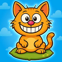 Hungry cat: physics puzzle icon