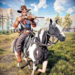 Cowboy Survival Horse Shooting Mod APK 1.0.2[Remove ads,Mod speed]