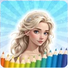 Princess Coloring. icon