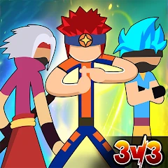 Stick Ninja - 3v3 Battle icon