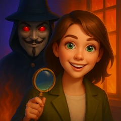 Merge Detective mystery story icon