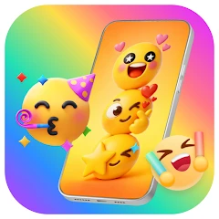 Happy Launcher:Smile,fun emoji