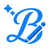 Blue Words, Stylish Fonts text icon