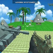 Blocky Combat SWAT Desert War icon