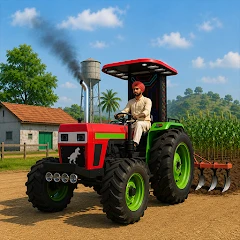 Real Tractor Modern Farming 3D Mod Apk 0.1 