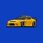 Pixel Car Racer Icon