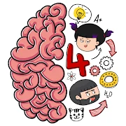 Brain Test 4: Tricky Friends Icon