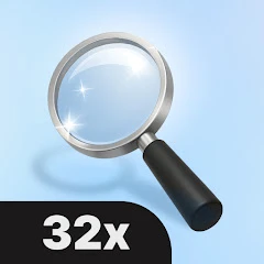 Magnifier Plus with Flashlight icon