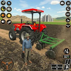 Real Tractor Modern Farming 3D icon